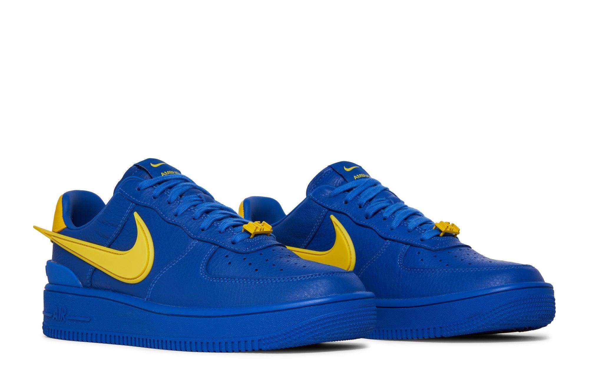 Tênis Ambush x Nike Air Force 1 Low Game Royal and Vivid Sulphur Azul