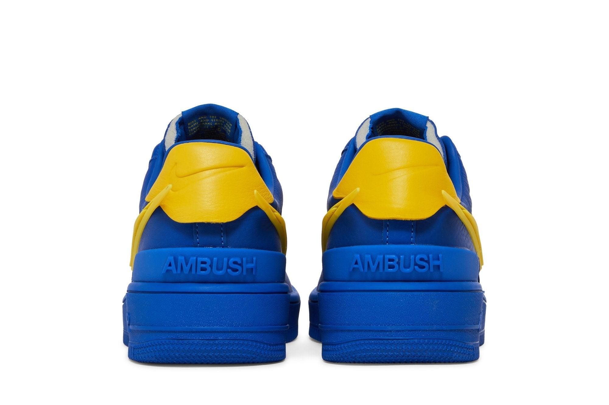 Tênis Ambush x Nike Air Force 1 Low Game Royal and Vivid Sulphur Azul